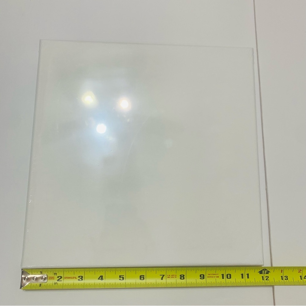 Stretched Blank Canvas Set Of 3 12 x 12 Inches New - Picture 9 of 10